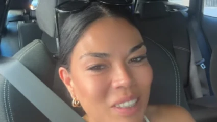 Lorena en el vídeo de TikTok