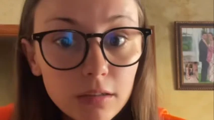 Alba, en el vídeo de TikTok