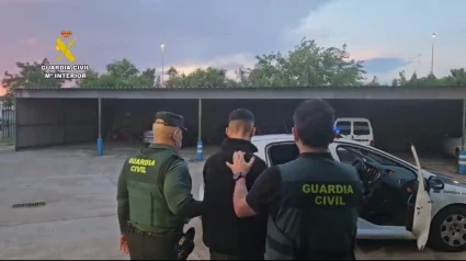 Guardia Civil en una de las detenciones
