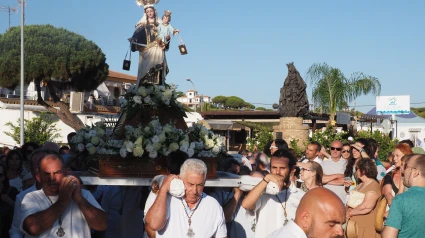 (Foto de ARCHIVO)La Virgen del Carmen por Mazagón.REMITIDA / HANDOUT por AYUNTAMIENTO DE PALOS DE LA FRONTERAFotografía remitida a medios de comunicación exclusivamente para ilustrar la noticia a la que hace referencia la imagen, y citando la procedencia de la imagen en la firma10/7/2025