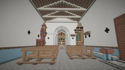La reconstrucción virtual ha exigido de un arduo trabajo de precisión para mostrar el estado del templo antes de su deterioro