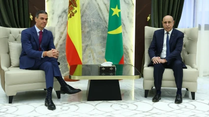 Pedro Sánchez en Mauritania