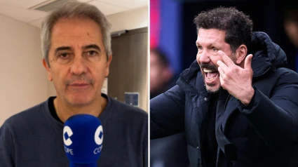 Manolo Lama y Diego Pablo Simeone