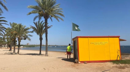 Apta para el baño la playa de Villas Caravaning