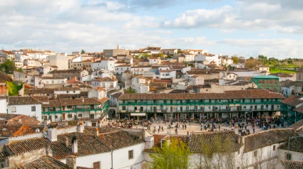 Vista desde arriba de Chinchón