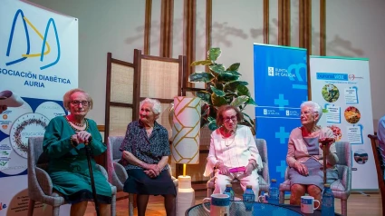 Centenarias de Ourense en el aniversario de Ourensividad