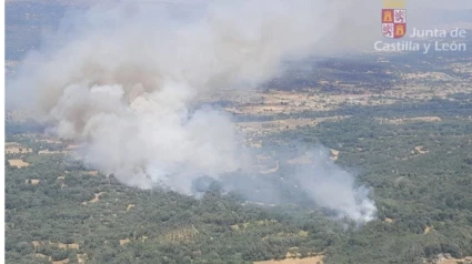 Incendio en Navaluenga
