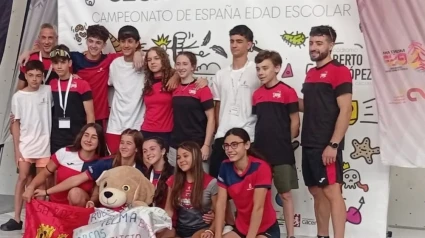 El equipo de Castilla-La Mancha que compitió en Cáceres. - Foto: FDMCLM