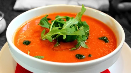 Este es el color que debe tener un gazpacho de calidad