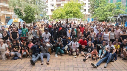 concierto de los jóvenes de Mali a los vecinos de Amara