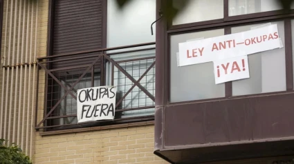 Protesta vecinal contra la okupación
