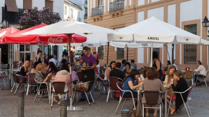 La terraza de un bar en Andalucía