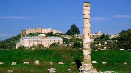 Turquía, Selcuk, Templo de Artemisa y Ciudadela
