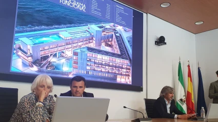 Imagen del momento de la presentación del hotel en la sede de la APBC