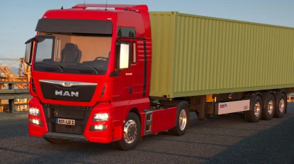 Camión MAN TGX con contenedor