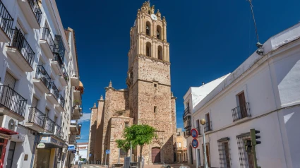 Exterior de la Iglesia de Nuestra Señora de la Purificación en Almendralejo (Badajoz)