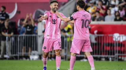 Leo Messi y Jordi Alba, en el Inter de Miami