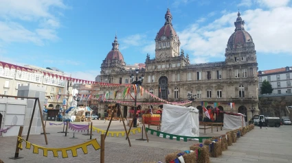 Feira das Marabillas en María Pita (A Coruña)