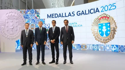 El presidente de la Xunta de Galicia, Alfonso Rueda, preside la entrega de las Medallas de Galicia 2025