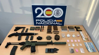 Los detenidos disponían de un arsenal de armas en su poder
