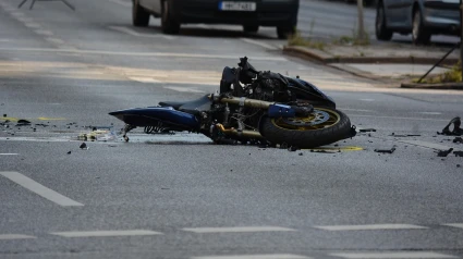 Accidente de motocicleta