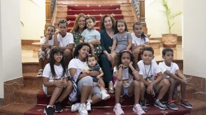 Niños saharauis del programa ‘Vacaciones en Paz’ en Castellón