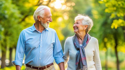 Pareja de personas mayores