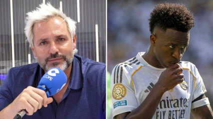 Santi Cañizares y Vinicius Jr