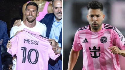 Leo Messi y Jordi Alba