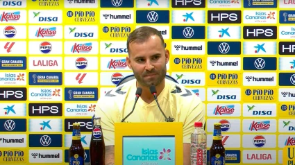 Jesé, durante su presentación con Las Palmas