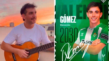 Fran Perea anuncia el fichaje de Valentín Gómez por el Betis