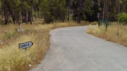 Imagen de la carretera RM C-15 de Lorca al pantano de Puentes, que será mejorada