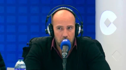Gonzalo Miró en el estudio central de COPE