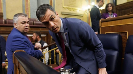 Pedro Sánchez y Santos Cerdán