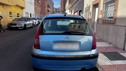 Daños en un vehículo.