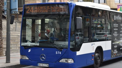 Las líneas 21, 23 y 24 mejoran sus frecuencias en agosto en la provincia de Alicante