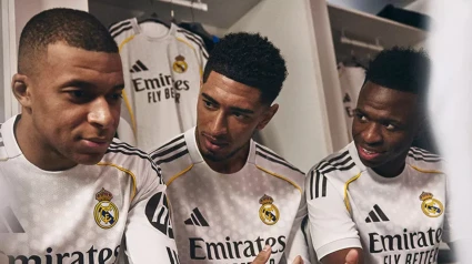 Kylian Mbappé, Jude Bellingham y Vinicius Júnior