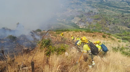 Incendio Cuevas del Valle
