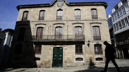Fachada de la Casa Cornide de A Coruña