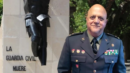 Capitán Luis Ángel Horga de la Guardia Civil de Ávila