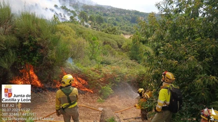 Incendio Cuevas del Valle
