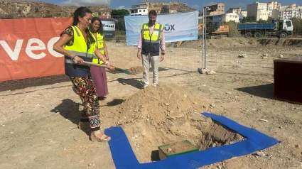 Colocación primera piedra de la residencia de Albox.