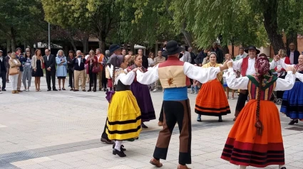 Actuación durante la fiesta de la Bien Aparecida.