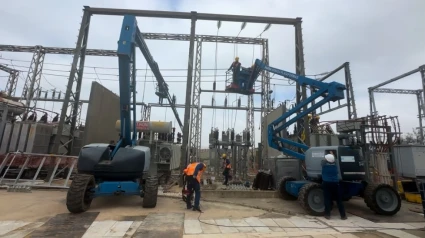 Trabajos en la infraestructura eléctrica en la zona de Niebla