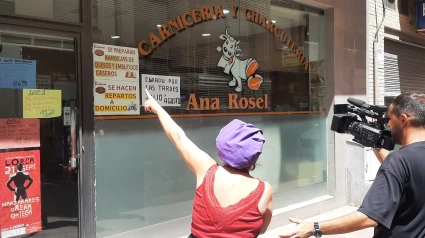 Los impactos en la carnicería de Ana Rosell