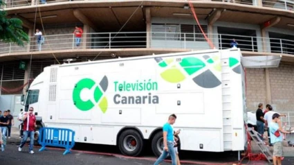 TV Canaria en el Heliodoro