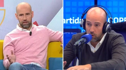 Gonzalo Miró en un programa de televisión y en la radio