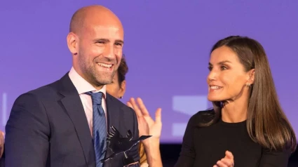 Gonzalo Miró y la reina Letizia