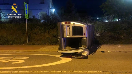 El detenido abandonó el lugar del siniestro vial antes de que llegasela patrulla