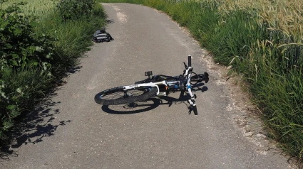 Accidente en bicicleta
